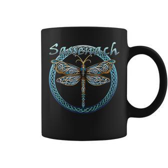 Sassenach Gaelic Dragonfly Scottish Outlander Coffee Mug - Seseable