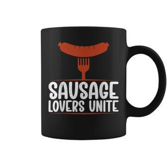 Sausage Lovers Unite Bbq Coffee Mug - Thegiftio UK