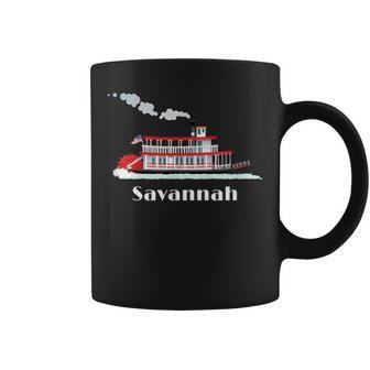 Savannah Riverboat Paddleboat Georgia Ga River 2 Coffee Mug - Monsterry AU