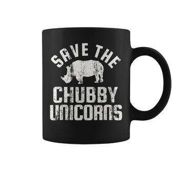 Save The Chubby Unicorns Rhino Rhinoceros Women Coffee Mug - Monsterry DE