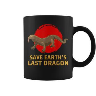 Save Earth’S Last Dragon Reptile Lover Komodo Dragons Coffee Mug - Monsterry DE