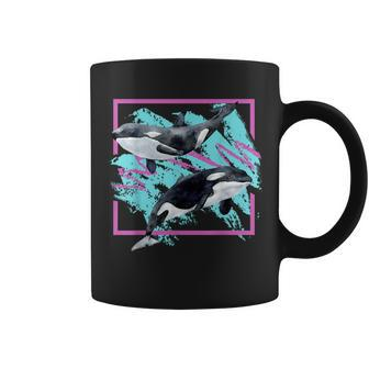Save Whales 90S Orca Ocean Animals Chart Mammals Guide Eco Coffee Mug - Monsterry UK