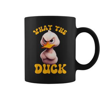 Saying What-The-Duck Duck Friends Coffee Mug - Seseable