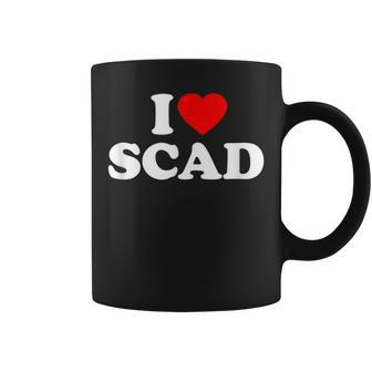 Scad Love Heart College University Alumni Coffee Mug | Crazezy DE