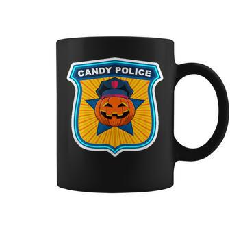 Scary Theme Party Candy Police Security Treat Inspector Team Coffee Mug - Monsterry