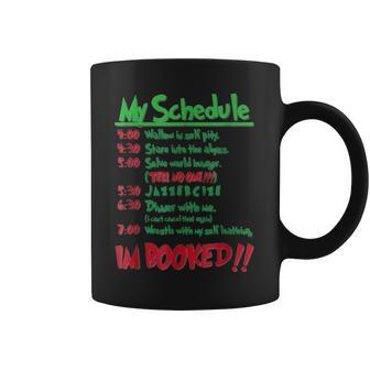 My Schedule I Am Booked Christmas Costume Coffee Mug - Thegiftio UK