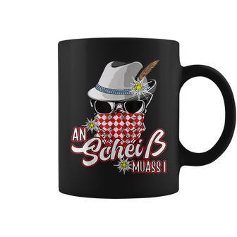 An Scheiss Muas I Hirsch Muass Grantln Bavarian Grantler Tassen - Geschenkecke