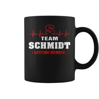 Schmidt Surname Family Name Team Schmidt Lifetime Member Coffee Mug - Seseable