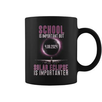 School Is Important But Solar Eclipse Is Importanter Coffee Mug - Monsterry AU