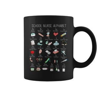 School Nurse Alphabet Abcs Nursing Appreciation Coffee Mug - Seseable