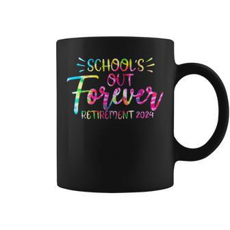 Schools Out Forever Teacher Retirement 2024 Coffee Mug - Seseable