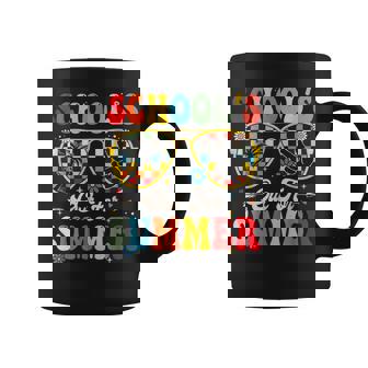 School's Out For Summer Groovy Sunglasses Last Day Of School Coffee Mug - Seseable
