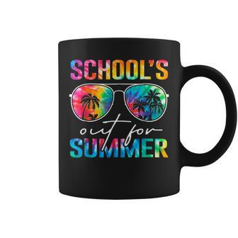 Schools Out For Summer Tie Dye Last Day Of School Teacher Coffee Mug | Mazezy AU