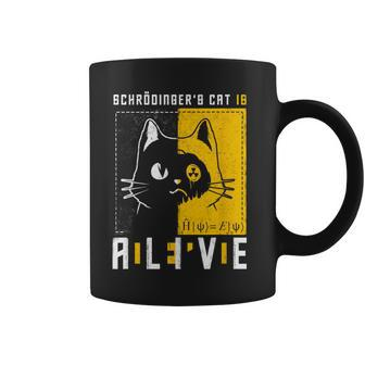 Schrodinger's Cat Is Dead And Alive Quantum Physics Coffee Mug - Thegiftio UK