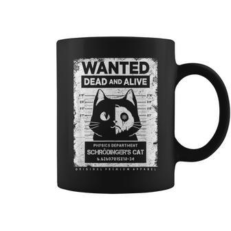 Schrödinger's Cat Wanted Dead And Alive Physics Physicist Coffee Mug - Thegiftio UK
