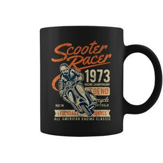 Scooter Scooter Racer Legend 1973 Classic Vintage Coffee Mug - Monsterry