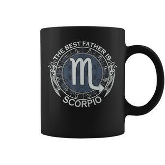 Scorpio Zodiac Sign Best Dad Father October Birthday Coffee Mug - Monsterry DE