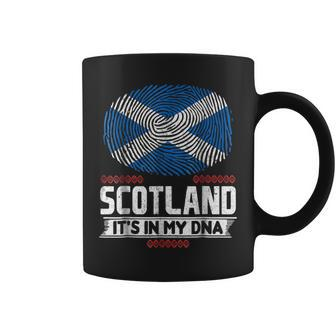 Scotland It's In My Dna Scottish Flag Coffee Mug | Crazezy AU