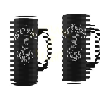 Scotland Rugby Jersey Vintage Scottish Rugby Thistle Coffee Mug - Thegiftio