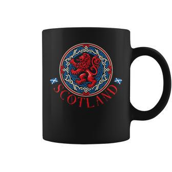 Scottish Emblem S Lion Rampant S Scots Celtic Knot Coffee Mug - Thegiftio UK