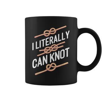 Scout I Literally Can Knot Coffee Mug - Monsterry