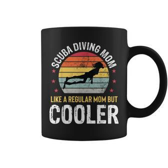 Scuba Diving Mom But Much Cooler Mothers Coffee Mug - Monsterry DE