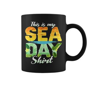 This Is My Sea Day Cruise Family Matching Cruising Coffee Mug - Seseable