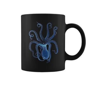 Sea Monster Octopus Tentacles Kraken Retro Vintage Coffee Mug - Monsterry UK