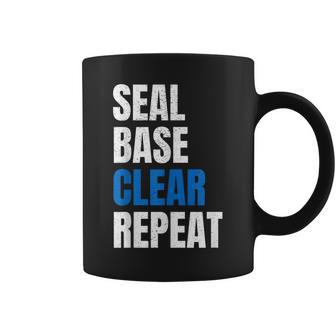 Seal Base Clear Repeat Car Body Painter Automotive Coffee Mug - Monsterry CA