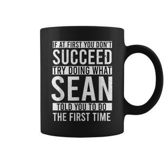 Sean Name Personalized Birthday Presents Sean Coffee Mug - Monsterry