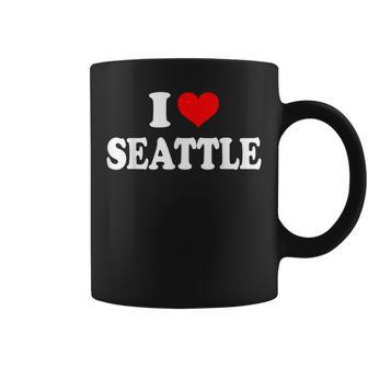 Seattle I Heart Seattle I Love Seattle Coffee Mug - Monsterry CA