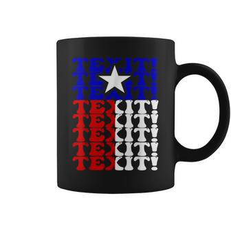 Secede Texas Exit Texit Make Texas A Country Again Texas Coffee Mug - Monsterry DE