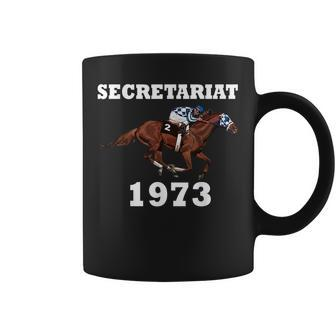 Secretariat 1973 Horse Racing Coffee Mug | Mazezy