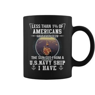 Seen The Sunset From A Us Navy Ship Coffee Mug | Mazezy