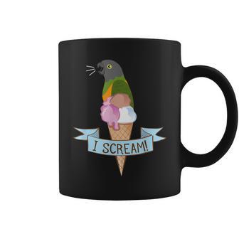 Senegal Parrot Ice Cream Coffee Mug - Monsterry UK