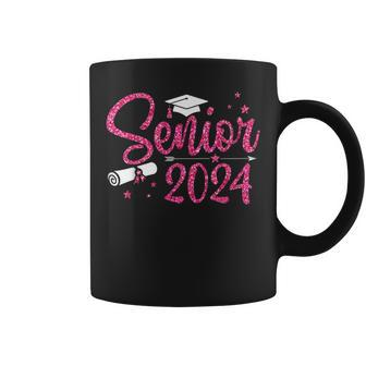 Senior 2024 Girls Class Of 2024 Graduate College High School Coffee Mug - Seseable