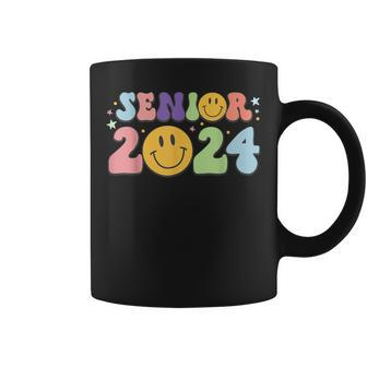 Senior 2024 Retro Senior 24 Graduation Class Of 2024 Coffee Mug - Monsterry UK