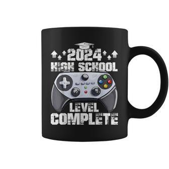 Senior Gamer 2024 High School Level Complete 2024 Grad Coffee Mug - Seseable