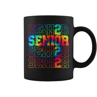 Senior Graduation Girl Class Of 2022 Senior Tie Dye Coffee Mug - Monsterry UK