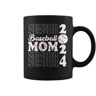 Senior Mom 2024 Baseball Class Of 2024 Graduation Coffee Mug - Seseable