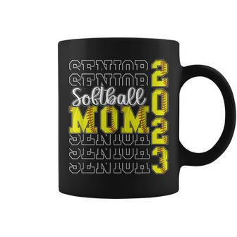 Senior Softball Mom 2023 Sport Lover Proud Mom Graduation Coffee Mug - Monsterry CA