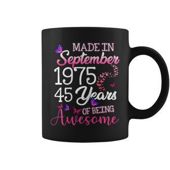 September 1975 September 45Th Birthday Coffee Mug | Crazezy DE