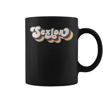 Sexton Family Name Personalized Surname Sexton Coffee Mug - Seseable