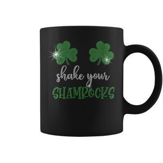 Shake Your Shamrocks Bling St Paddy's Day Coffee Mug | Mazezy