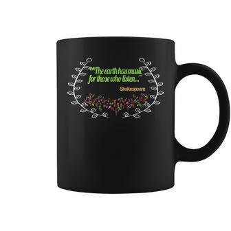 Shakespeare Quote Music Lover Musician Musical Lover Coffee Mug - Monsterry DE