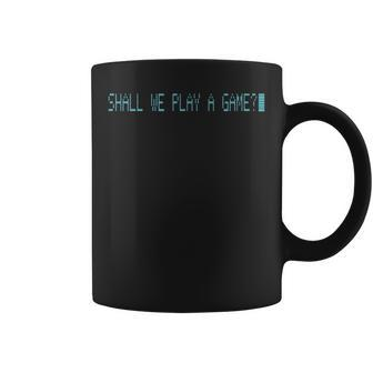 Shall We Play A Game Gaming Coffee Mug - Monsterry