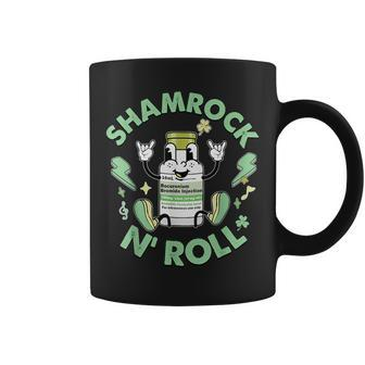 Shamrock N' Roll Green Icu Nicu Propofol Nurses St Patrick Coffee Mug - Monsterry