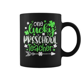 Shamrock One Lucky Preschool Teacher St Patrick's Day Coffee Mug | Mazezy DE