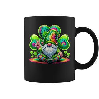 Shamrock Tie Dye Gnome St Patrick's Day Coffee Mug - Monsterry CA