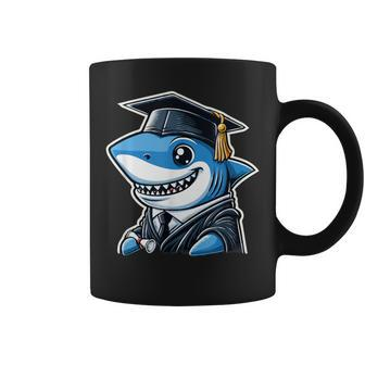 Shark Graduation Cap Class Of 2024 Shark Lover Coffee Mug - Monsterry DE